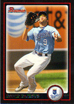 2010 Bowman Base Set #98 David Dejesus