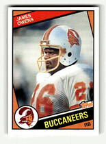 1984 Topps Base Set #369 James Owens