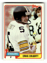 1981 Topps Base Set #31 Craig Colquitt