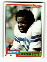 1981 Topps Base Set #204 Herbert Scott