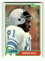1981 Topps Base Set #485 David Hill