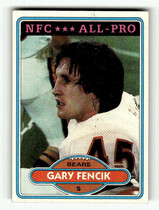 1980 Topps Base Set #380 Gary Fencik