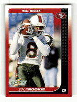 2002 Score Base Set #327 Mike Rumph