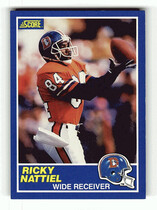1989 Score Base Set #73 Ricky Nattiel