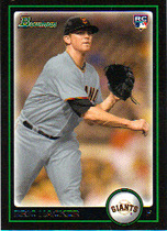 2010 Bowman Base Set #216 Eric Hacker