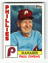 1984 Topps Base Set #229 Paul Owens