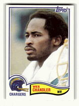 1982 Topps Base Set #228 Wes Chandler