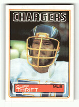1983 Topps Base Set #380 Cliff Thrift