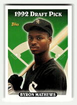 1993 Topps Base Set #612 Byron Mathews