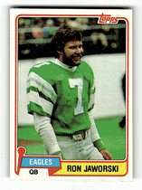 1981 Topps Base Set #280 Ron Jaworski