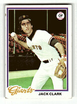 1978 Topps Base Set #384 Jack Clark