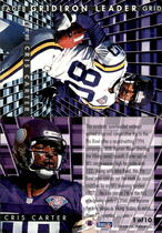 1995 Fleer Gridiron Leaders #1 Cris Carter