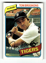 1980 Topps Base Set #416 Tom Brookens