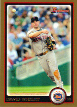 2010 Bowman Gold #145 David Wright