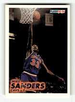 1993 Fleer Base Set #40 Mike Sanders