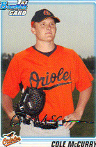 2010 Bowman Prospects #BP3 Cole Mccurry
