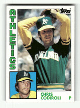 1984 Topps Base Set #61 Chris Codiroli