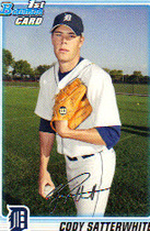 2010 Bowman Prospects #BP26 Cody Satterwhite