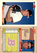 1992 Bowman Base Set #190 Dave Burba