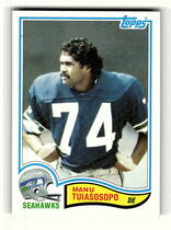 1982 Topps Base Set #253 Manu Tuiasosopo