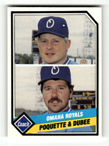 1989 CMC Omaha Royals #200 Rich Dubee|Tom Poquette