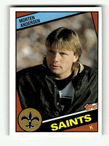 1984 Topps Base Set #300 Morten Andersen