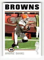 2004 Topps Base Set #283 Andre' Davis