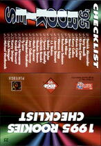 1995 Collectors Edge Rookies #25 Checklist