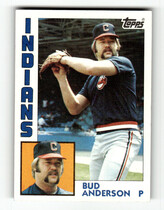 1984 Topps Base Set #497 Bud Anderson