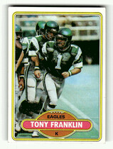 1980 Topps Base Set #523 Tony Franklin