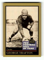 1991 ENOR Pro Football HOF #139 George Trafton
