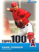 2010 Bowman Topps 100 Prospects #TP99 Hank Conger
