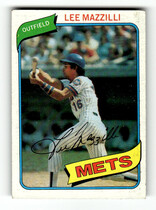1980 Topps Base Set #25 Lee Mazzilli