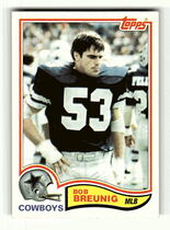 1982 Topps Base Set #308 Bob Breunig