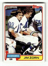 1981 Topps Base Set #125 Jim Zorn