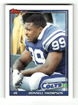 1991 Topps Base Set #344 Donnell Thompson