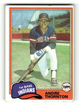 1981 Topps Base Set #388 Andre Thornton