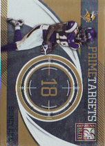 2010 Donruss Elite Prime Targets Gold #17 Sidney Rice