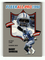 1990 Fleer All-Pros #4 Barry Sanders