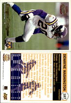 1997 Pacific Philadelphia #187 DeWayne Washington