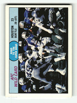 1988 Fleer Team Action #75 AFC Wild Card Game