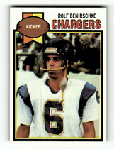 1979 Topps Base Set #483 Rolf Benirschke
