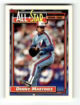1992 Topps Base Set #394 Denny Martinez