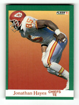 1991 Fleer Base Set #92 Johnathan Hayes