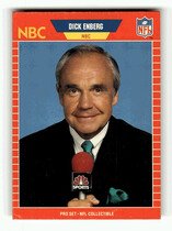 1989 Pro Set Announcers #24 Dick Enberg