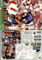 1995 Ultra Base Set #33 Don Beebe