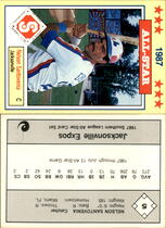 1987 Jennings Southern League All Stars #5 Nelson Santovenia