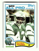 1982 Topps Base Set #461 Roynell Young