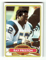 1980 Topps Base Set #326 Ray Preston