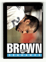 1985 Topps Base Set #381 Dave Brown